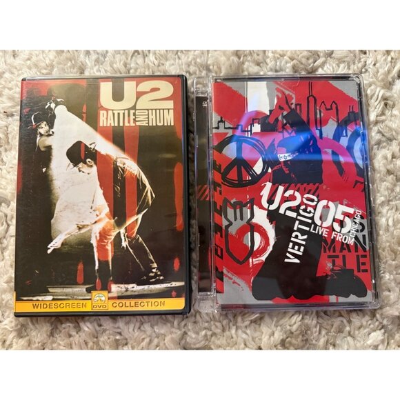 U2 "Rattle And Hum" & "Vertigo 2005" Live From Chicago DVD Set - Picture 1 of 3